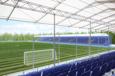 Bender bietet Planung, Herstellung, Vermietung und Verkauf von Tribünen, Bühnen und Stadien53